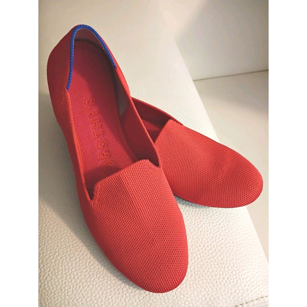 Rothy's Women's Orange Paprika Round Toe Flats